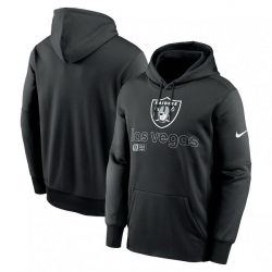 Men Nike Black Las Vegas Raiders Performance Pullover Hoodie