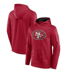 Men San Francisco 49ers Red On The Ball Pullover Hoodie