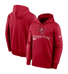 Men Nike Red Tampa Bay Buccaneers Performance Pullover Hoodie