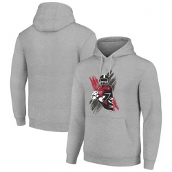 Men Starter Heather Gray Tampa Bay Buccaneers Player X Fleece Pullover Hoodie