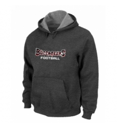 NFL Mens Nike Tampa Bay Buccaneers Font Pullover Hoodie Dark Grey