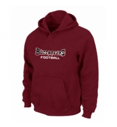 NFL Mens Nike Tampa Bay Buccaneers Font Pullover Hoodie Red