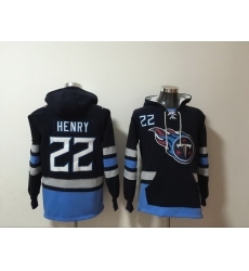 Men Nike Tennessee Titans Derrick Henry 22 NFL Winter Thick Hoodie