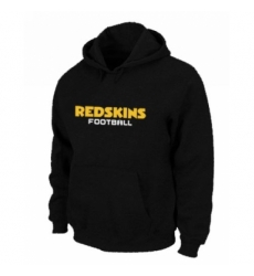 NFL Mens Nike Washington Redskins Font Pullover Hoodie Black