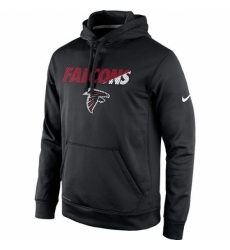 NFL Mens Atlanta Falcons Nike Black Kick Off Staff Performance Pullover Hoodie