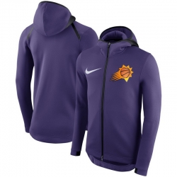 Men Phoenix Suns Nike Showtime Therma Flex Performance Full Zip Hoodie Purple