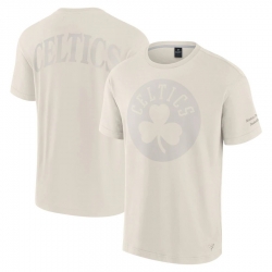 Men Fanatics Cream Boston Celtics Elements Iconic T Shirt