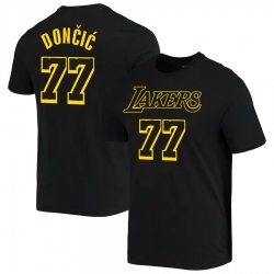 Men Los Angeles Lakers Short Sleeve T Shirt 003