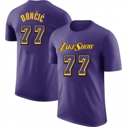 Men Los Angeles Lakers Short Sleeve T Shirt 004