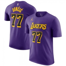 Men Los Angeles Lakers Short Sleeve T Shirt 007