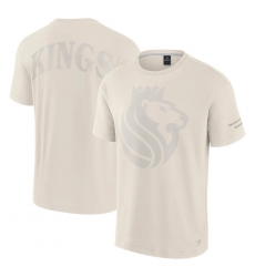 Men Fanatics Cream Sacramento Kings Elements Iconic T Shirt