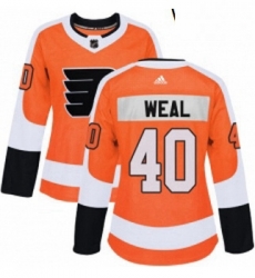 Womens Adidas Philadelphia Flyers 40 Jordan Weal Premier Orange Home NHL Jersey 