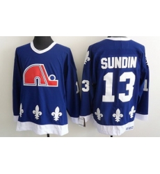 Quebec Nordiques 13 Sundin Jerseys