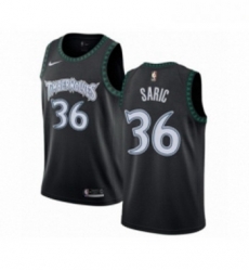 Youth Nike Minnesota Timberwolves 36 Dario Saric Swingman Black Hardwood Classics Jersey 