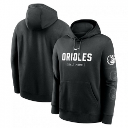 Mens Nike Black Baltimore Orioles Fashion Club Pullover Hoodie