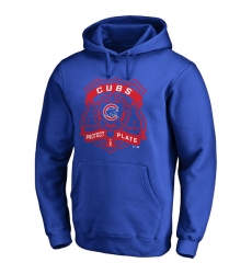 Men Chicago Cubs Royal Men Pullover Hoodie7