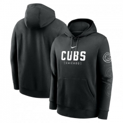 Mens Nike Black Chicago Cubs Fashion Club Pullover Hoodie