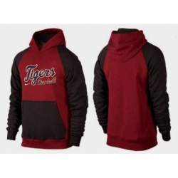 MLB Men Nike Detroit Tigers Pullover Hoodie RedBrown