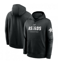 Mens Nike Black Houston Astros Fashion Club Pullover Hoodie