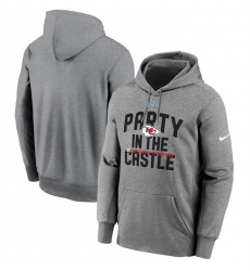 Men Kansas City Chiefs Gray Super Bowl LVII Champions Celebration Parade Pullover Hoodie