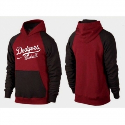 MLB Men Nike Los Angeles Dodgers Pullover Hoodie RedBrown