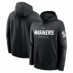 Mens Nike Black Seattle Mariners Fashion Club Pullover Hoodie