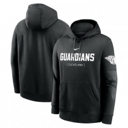 Mens Nike Black Cleveland Guardians Fashion Club Pullover Hoodie