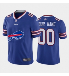 Men Women Youth Toddler Buffalo Bills Custom Royal Blue Men Nike Big Team Logo Vapor Limited NFL Jersey