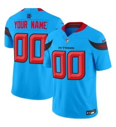 Houston Texans Blue 2024 Alternate F U S E Vapor Stitched Customized Jersey