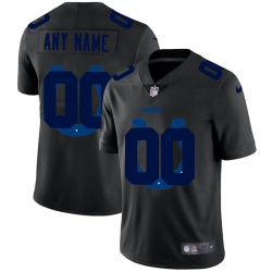 Men Women Youth Toddler Indianapolis Colts Custom Men Nike Team Logo Dual Overlap Limited NFL Jerseyey Black