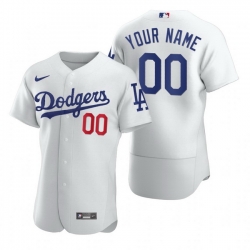 Men Women Youth Toddler All Size Los Angeles Dodgers Custom Nike White 2020 Stitched MLB Flex Base Jersey