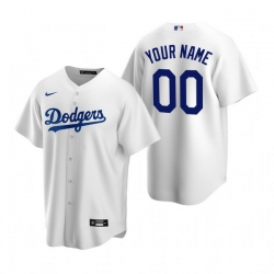 Men Women Youth Toddler All Size Los Angeles Dodgers Custom Nike White Stitched MLB Cool Base Home Jersey