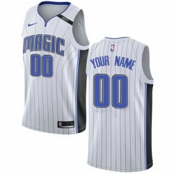 Men Women Youth Toddler All Size Nike Orlando Magic Customized Authentic White NBA Association Edition Jersey