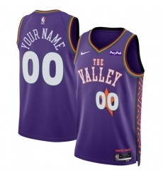 Men Phoenix Suns Active Player Custom Purple 2024 25 City Edition Stitched Basketball Jersey