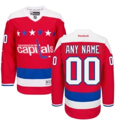 Men Women Youth Toddler Youth Red Jersey - Customized Reebok Washington Capitals Third