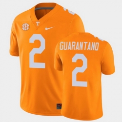 Men Tennessee Volunteers Jarrett Guarantano College Football Orange Alumni Player Game Jersey