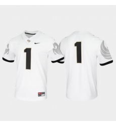 Men Ucf Knights 1 White Untouchable Game Jersey