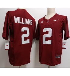 Alabama Crimson Tide #2 Ryan Williams Red F U S E Jersey