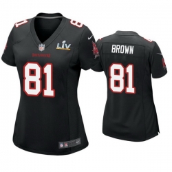 Women Antonio Brown Buccaneers Black Super Bowl Lv Game Fashion Jersey