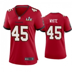 Women Devin White Buccaneers Red Super Bowl Lv Game Jersey