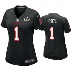 Women Greg Joseph Buccaneers Black Super Bowl Lv Game Fashion Jersey