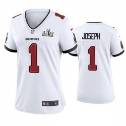 Women Greg Joseph Buccaneers White Super Bowl Lv Game Jersey