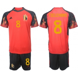 Men FIFA 2022 Belgium Soccer Jersey 016