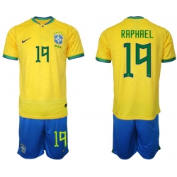 Men FIFA 2022 Brazil Soccer Jersey 016