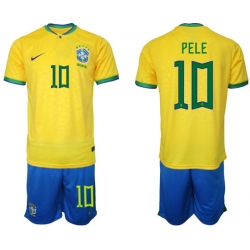 Men FIFA 2022 Brazil Soccer Jersey 025