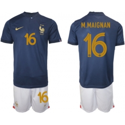 Men FIFA 2022 France Soccer Jersey 004