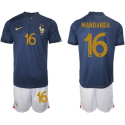 Men FIFA 2022 France Soccer Jersey 005