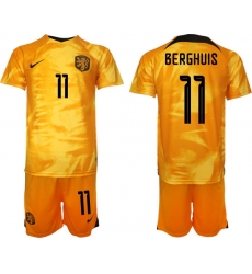 Men FIFA 2022 Netherlands Soccer Jersey 022