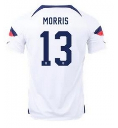 Men US 2022 FIFA Soccer Jersey White 014