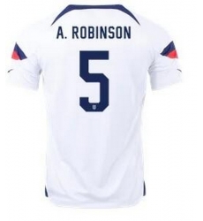 Men US 2022 FIFA Soccer Jersey White 021